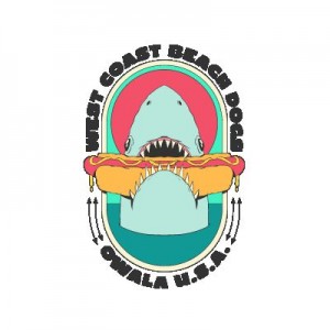 Stickers Owala 21 Shark Eating A Hotdog | MX B6420E